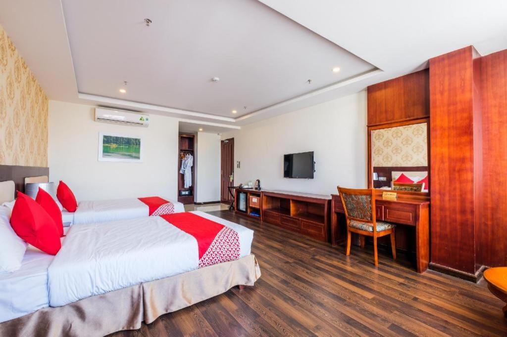 Gic Land Hotel Da Nang Bagian luar foto