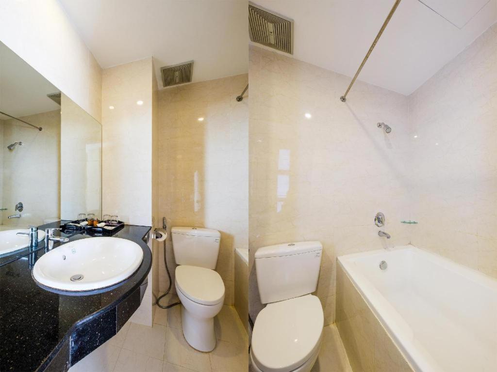 Gic Land Hotel Da Nang Bagian luar foto