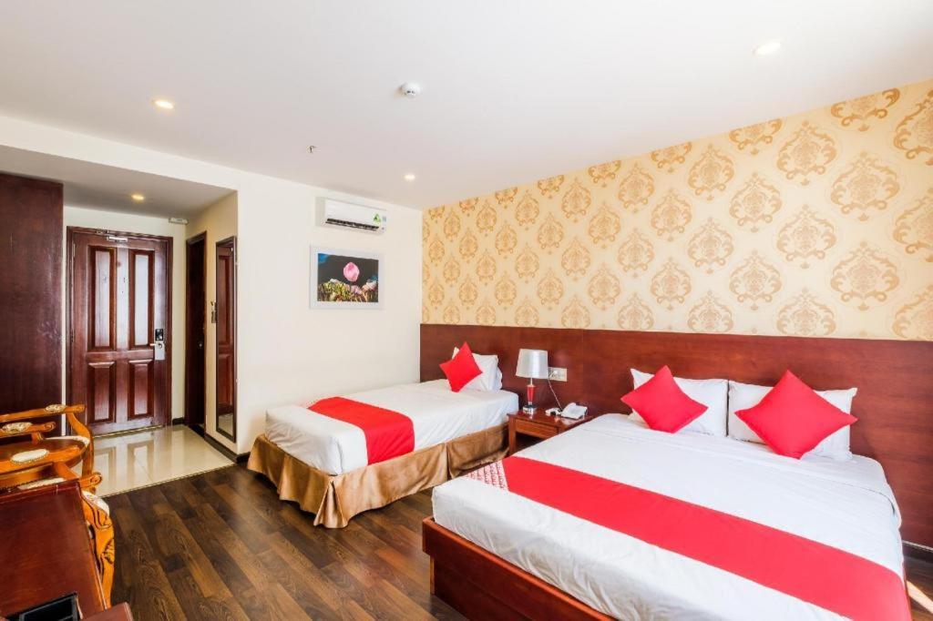 Gic Land Hotel Da Nang Bagian luar foto